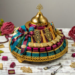 traditional brass diya gift set